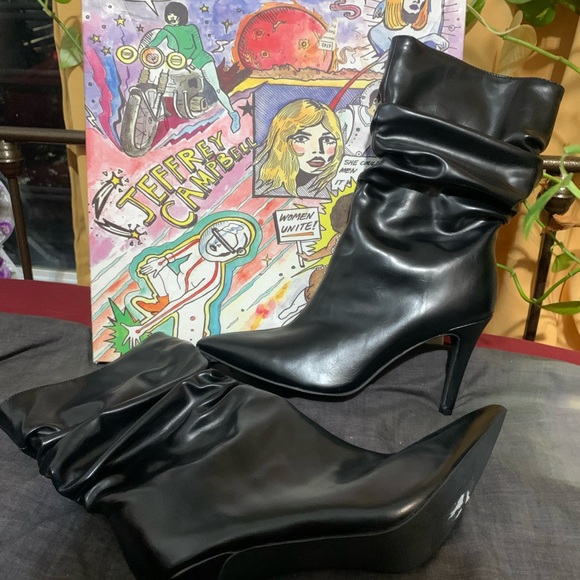 Guillot Boot in Black Jeffrey Campbell Boots Black Size 8 - Picture 3 of 4